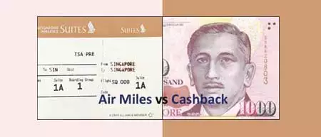 Air Miles Rewards vs Cash Back Credit Cards