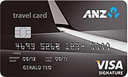 ANZ Travel Visa Signature Card