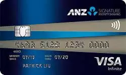ANZ Signature Priority Banking Visa Infinite Credit Card