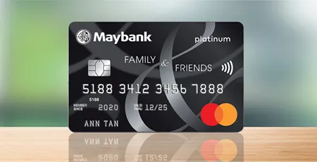 Best Cash Back Credit Card Review Singapore Maybank Family & Friends Card