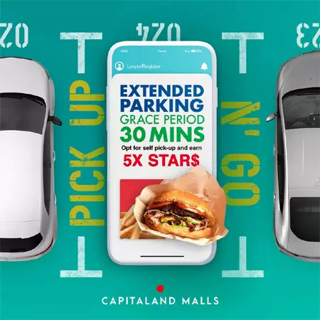 Capitaland Malls Carparks 30 mins Extended Grace Period
