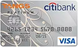 Citibank TANGS Platinum Visa Card