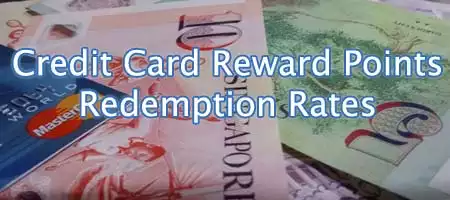 Credit Cards Reward Points Redemption Rates Comparison