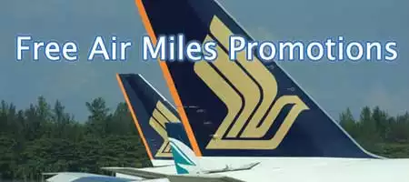 Singapore Credit Cards Signup Free KrisFlyer Air Miles Promotion Comparison