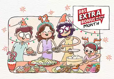 DBS Extra Bonus Month Promotion