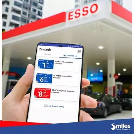 Esso Singapore Free Discount eVouchers Promotion