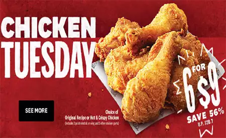 KFC Singapore 6 Piece Chicken Promotion