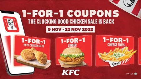 KFC Singapore Clucking Good Chicken Sale