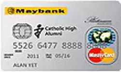 Maybank Catholic High Alumni Platinum Associates Card