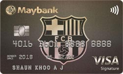 Maybank FC Barcelona Visa Signature Card