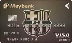 Maybank FC Barcelona Visa Signature Card