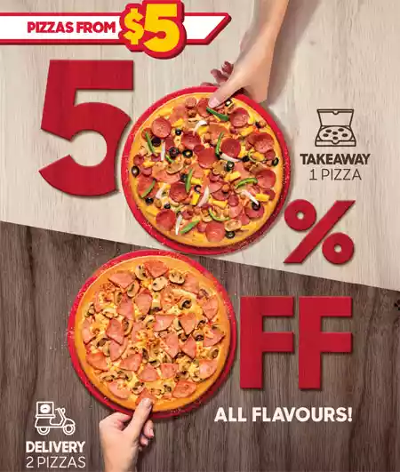 Pizza Hut Singapore 50% Off Promotion