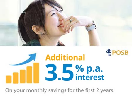 POSB SAYE Account 3.5% Interest Promotion