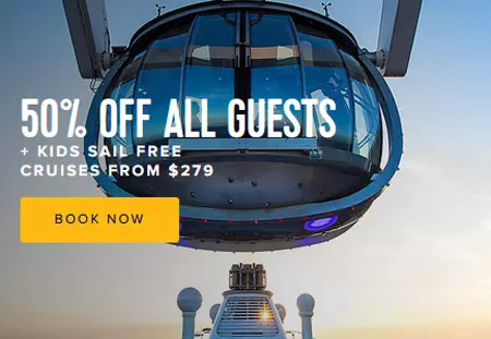 Royal Caribbean 50 Percent Off Cruise Promotion 