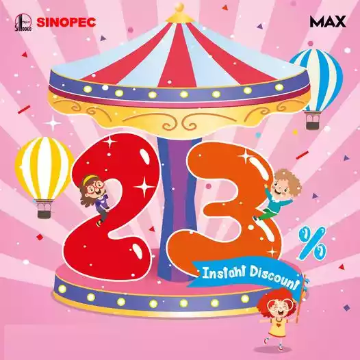 Sinopec Singapore 24% Discount on Petrol Promotion