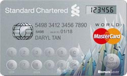 Standard Chartered Bonus$aver World MasterCard