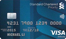 Standard Chartered Priority Visa Infinite Credit Card