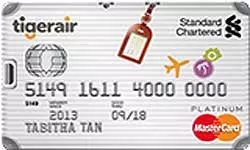 Standard Chartered Tigerair Platinum Credit Card