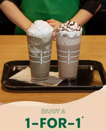 Starbucks Singapore 1-For-1 Drinks Promotion