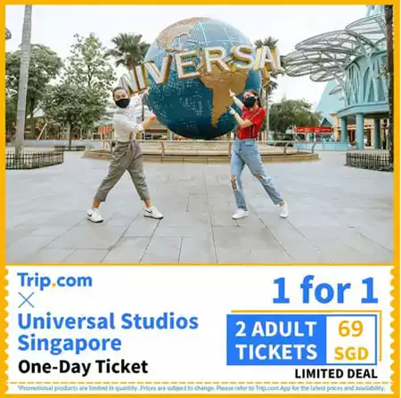 Trip.com 1-For-1 Universal Studios Singapore Promotion