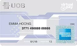 UOB American Express Virtual Pay Card Account
