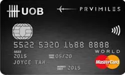 UOB PRVI Miles World MasterCard